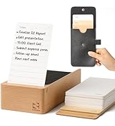Daily To Do List Planner, 150 Checklist Cards with Beech Stand, Reusable Productivity Index Card ...