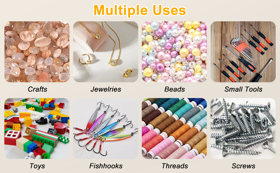 8 Grids Bead Organizer Boxes