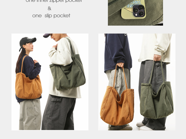 canvas large tote bag