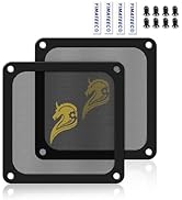 YIMATEECO 140mm Fan Filter PC Dust Filter Computer Fan Grills Dust Mesh Magnetic Frame PC Case Co...