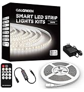 Galgreen White LED Strip Lights, 16.4ft Dimmable Smart LED Light Strip 6500K Bright Daylight Whit...