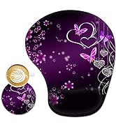 ArtSo Ergonomic Mouse Pad with Wrist Support Gel Mouse Pad Wrist Rest, Non-Slip PU Base Comfortab...