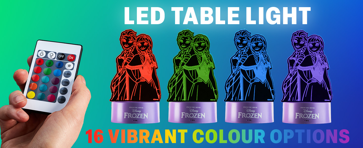 Get Trend Frozen LED Table Light with Remote Control