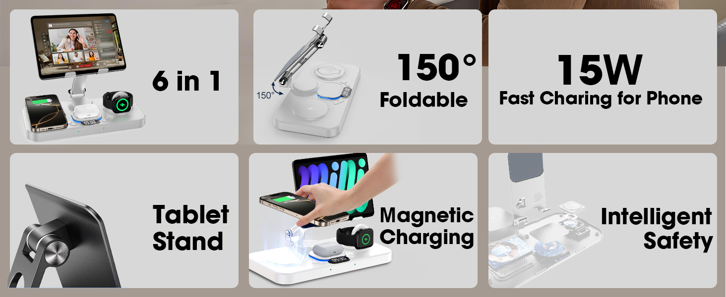 3-1 wireless charging station apple