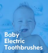 Toddler Electric Toothbrush Kids Age 1-2-3 Years Old, Infants &amp; Baby Electric Toothbrush with Fin...