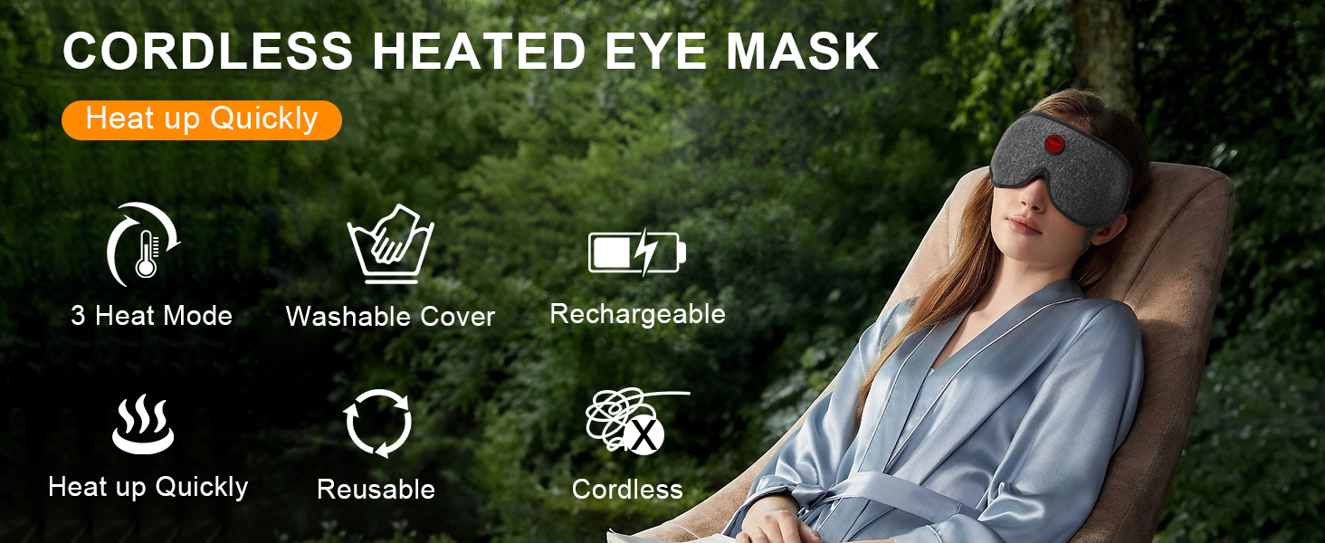 heated eye mask