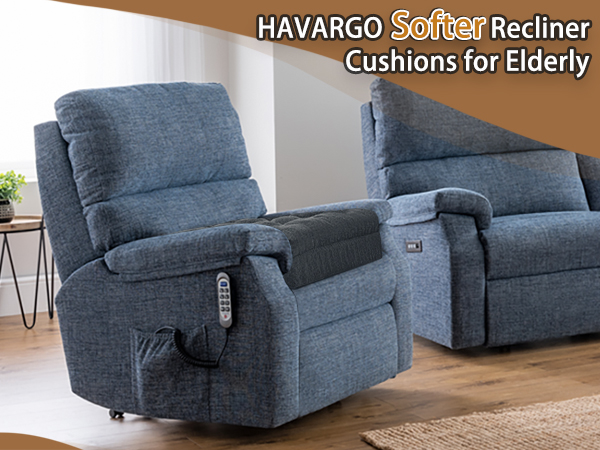 HAVARGO SOFTER RECLINER CUSHIONS FOR ELDERLY