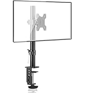 Bracwiser Single Fully Adjustable Monitor Arm Stand Mount Fits One Screen 13-32 inch 22lbs for Mo...
