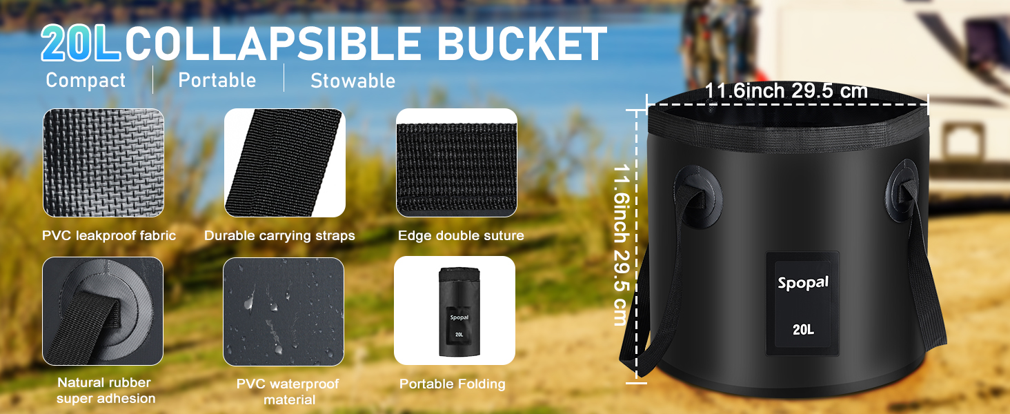 Spopal Portable Shower for Camping