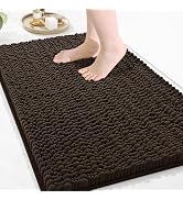 Arotive Luxury Bathroom Rugs 30x20, Extra Soft Thick Absorbent Shaggy Chenille Bath Rugs, Non-Sli...