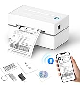 Anycash Bluetooth Thermal Shipping Label Printer, Wireless 4x6 Shipping Label Sticker Printer for...