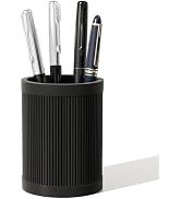 HighHerz Aesthetic Pen Holder For Desk, Modern Silicone Pencil Holder, Stylish Office Desk Decor,...