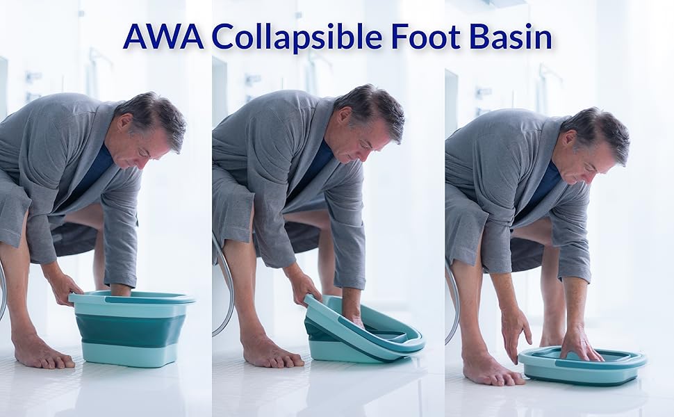Collapsible foot soaking tub foot bath foot soak tub collapsible foot basin foot bath soak tub foot