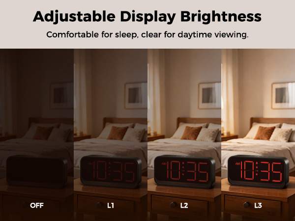 auto-dimmer clcok