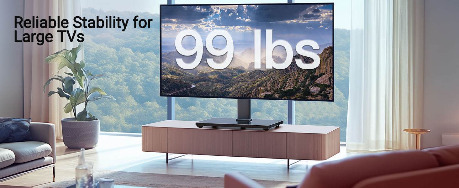 universal swivel tv stand 