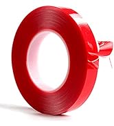 Kaisiking 15mm x 25M Wide Clear Double Sided Tape Two Sided Adhesive Tape Transparent Weatherproo...