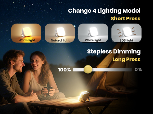 camping lights rechargeable 