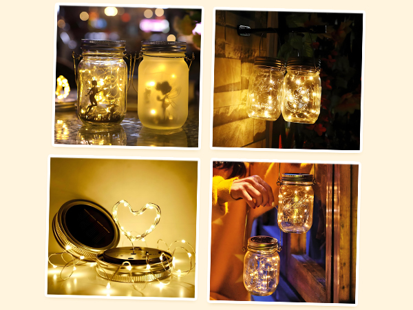 mason jar solar lights