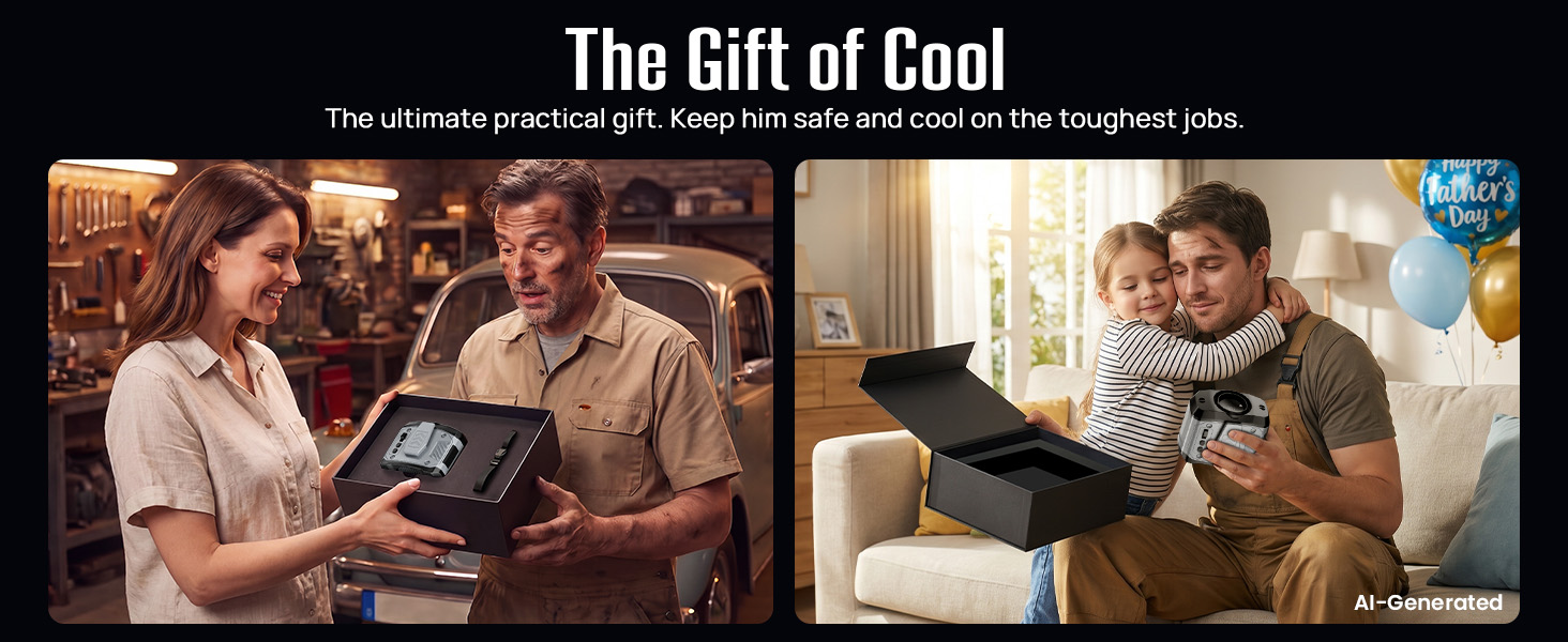hip fans that blow cold air for dads, workers, campers, gardeners, and commuters