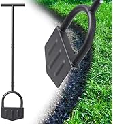 Heavy-Duty Manual Grass Edger Tool - 39 Inch Half Moon Lawn Edger with Wide Footplate. All-in-One...