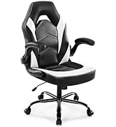 DUMOS Ergonomic Computer Gaming Chair - Big and Tall with Comfy Lumbar Support, Height Adjustable...