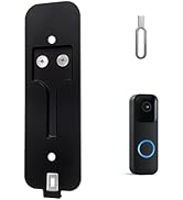 Blink Doorbell Backplate, Blink Doorbell Mount, Upgrade 2 Holes Metal Tab Blink Doorbell Backplat...