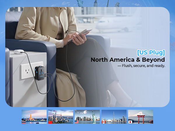 SKRSAN Aura International Travel Adapter