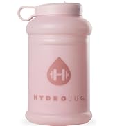 HydroJug - Water Bottle with Straw &amp; Handle - 64 oz Half Gallon Jug - Leak-Resistant - BPA-Free