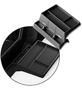 CoolKo Center Console Organizer Behind Screen Storage Box Dashboard Hidden Tray Compatible for Cy...