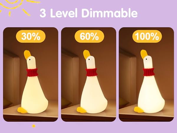 Duck Cute Night Light for Kids Baby Nursery