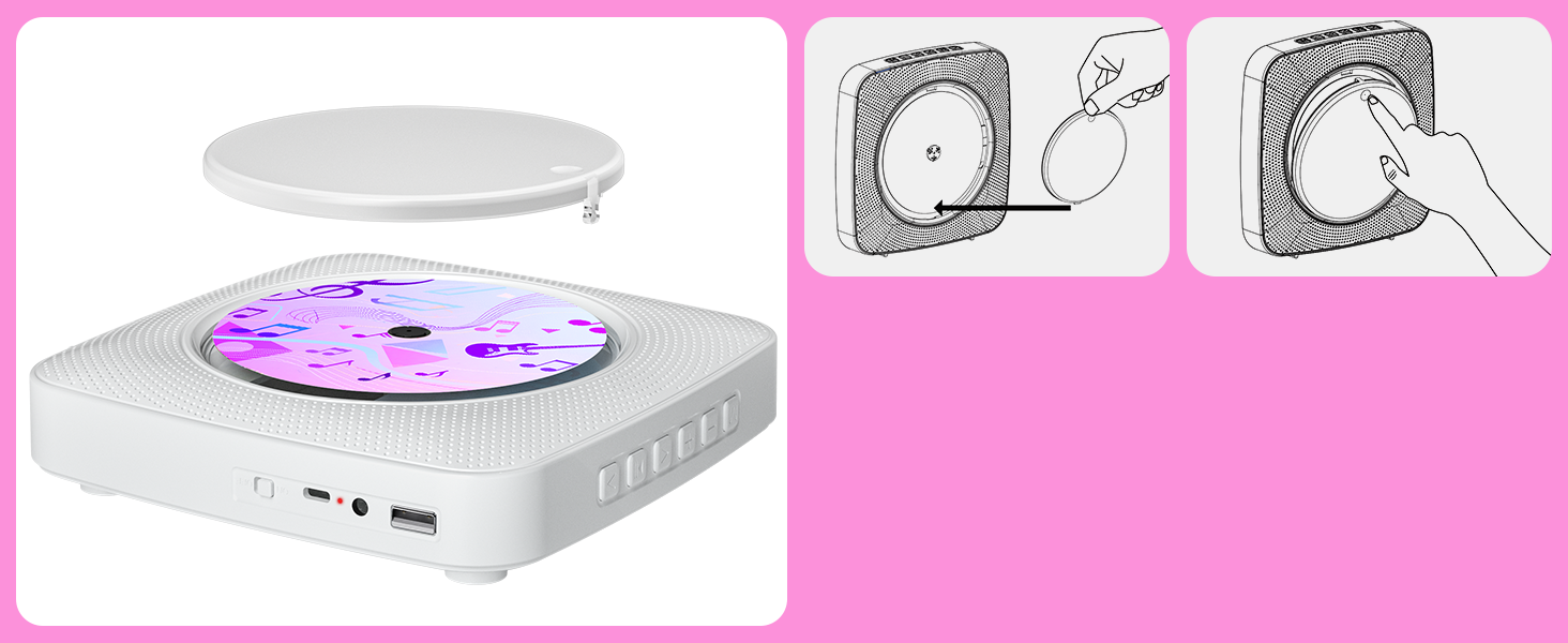 CD Player with Bluetooth