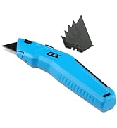 OX Pro Retractable Utility Knife with Blade Storage and Easy Blade Replacement - Box Cutter Heavy...