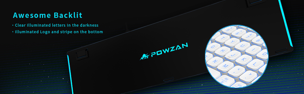 awesome backlit illuminated logo and stripe on the bottom