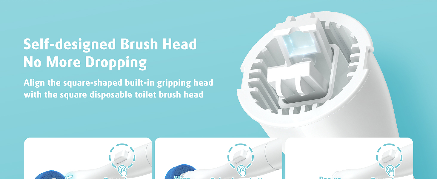 Hands-Free Electric Toilet Brush