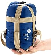 ECOOPRO Warm Weather Sleeping Bag - Portable, Waterproof, Compact Lightweight, Comfort with Compr...