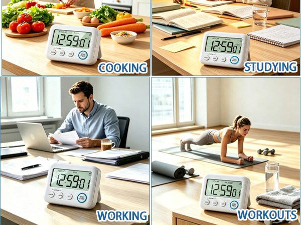 magnetic oven clock with time