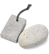 Pumice Stone, Natural [Made in Japan] Ergonomic Shape, Extra Fine Texture, Hard &amp; Cracked Skin Ca...