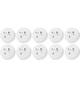 Geevon 10 Pack Water Leak Detectors, 100dB Water Sensor Alarms Flood Detector for Basements, Bath...