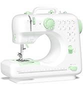 Verdanika Beginner Sewing Machine, 12 Built-in Stitches with Foot Pedal, 2-Speed Control, Portabl...