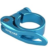 Azarxis Bike Seat Post Clamp Aluminum Alloy Quick Release Bicycle Seatpost Tube Tightener Clip 28...