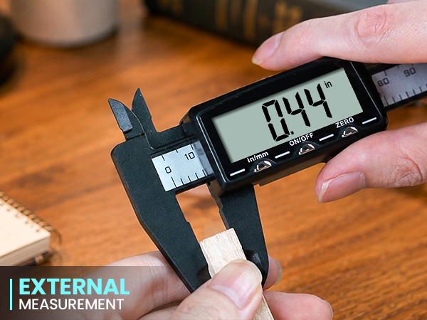 HARDELL RECHARGEABLE PLASTIC DIGITAL CALIPER