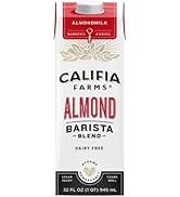 Califia Farms - Original Almond Barista Blend Almond Milk, 32 Oz, Shelf Stable, Dairy Free, Plant...