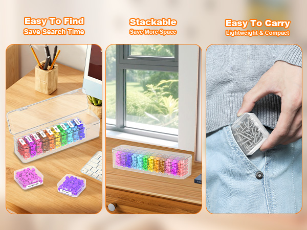 bead organizer box clear bead storage plastic craft organizer box mini plastic bead organizer