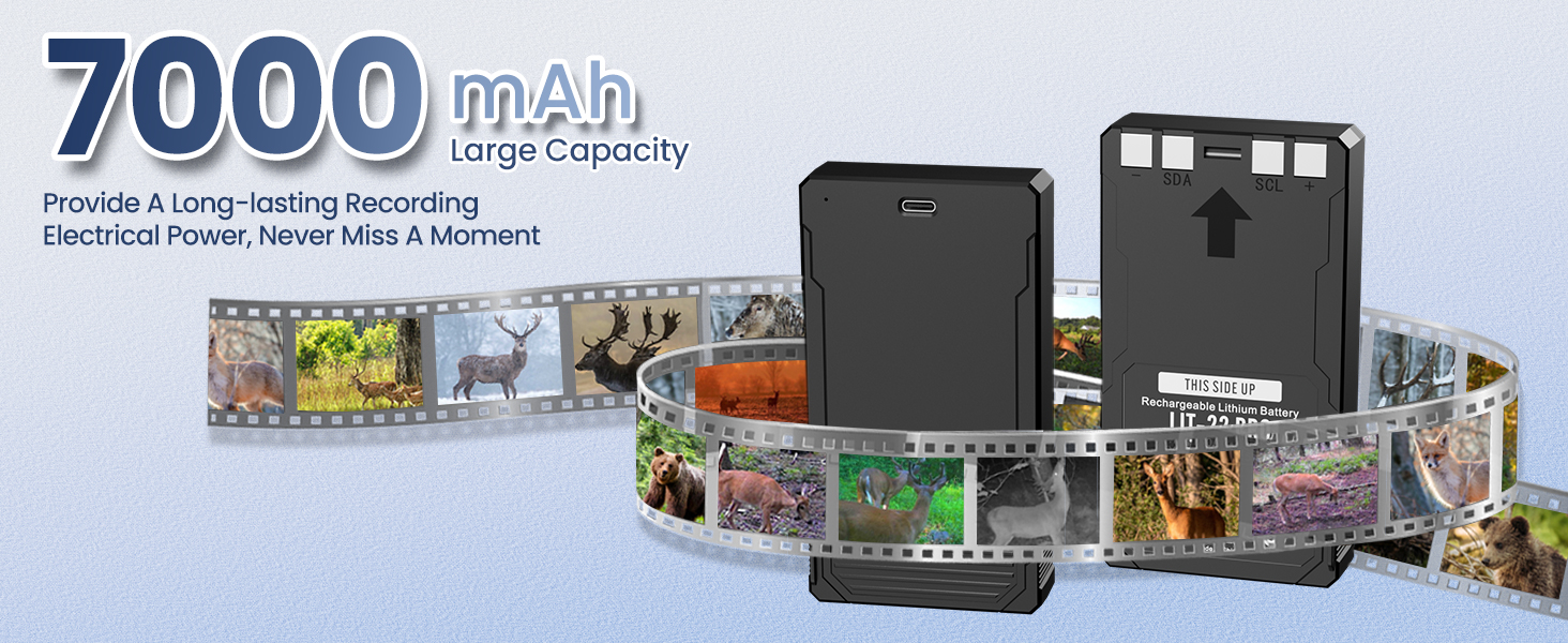 LIT22 7000mAh Large capacity