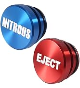 MELIFE Car Cigarette Lighter Plug, Billet Aluminum Dustproof NITROUS EJECT Button for Car, Standa...