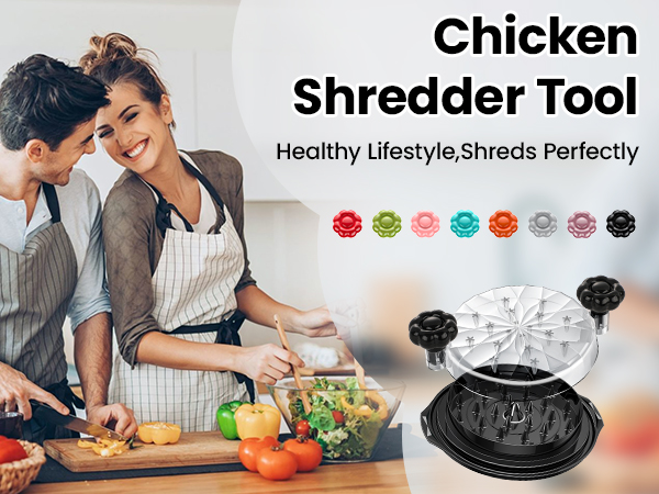 Chicken Shredder Large Chicken Breast Meat Shredder Tool Twist Brush home essentials kitchen gadgets