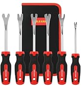 TOOLEAGUE 6Pcs Auto Upholstery Trim Panel Removal Tool Set,Car Trim Removal Tool, Fastener Remove...