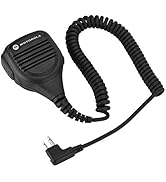 FOSA 3.5mm Headphone Jack Speaker mic,Portable Handheld Walkie Talkie Radio Microphone Waterproof...