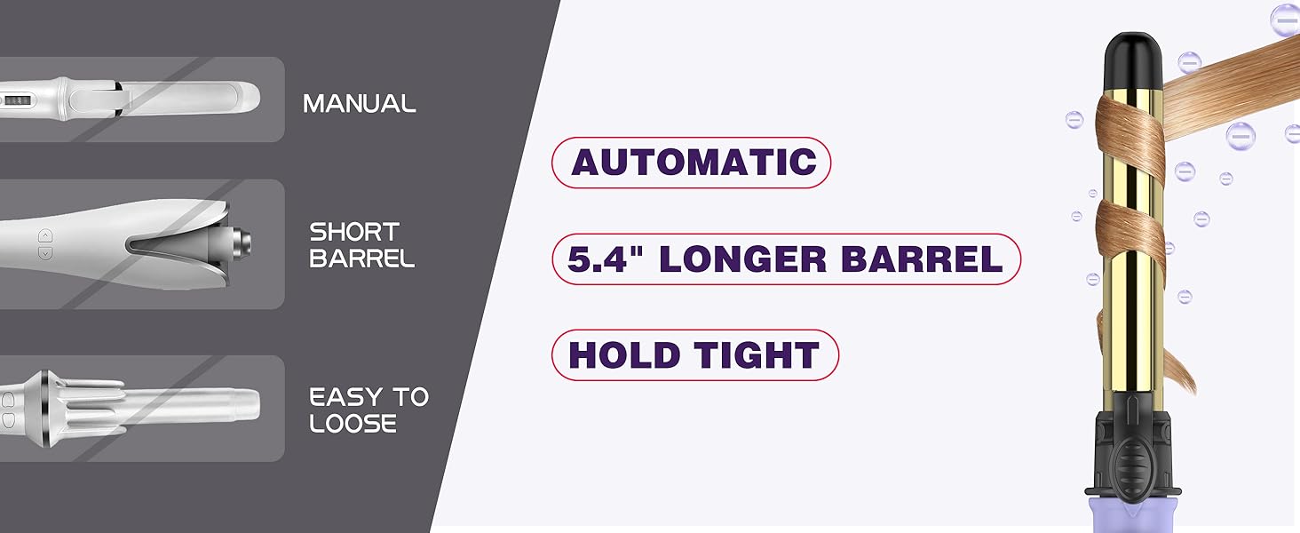 curling iron rotating