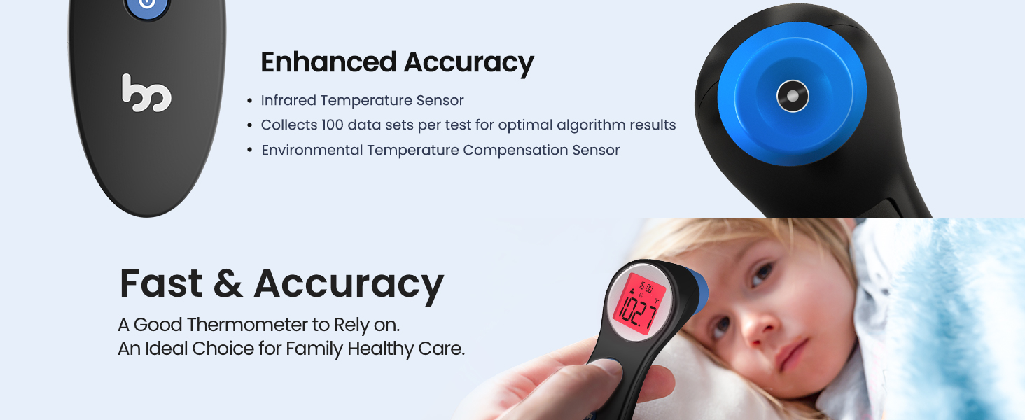 touch thermometer forehead